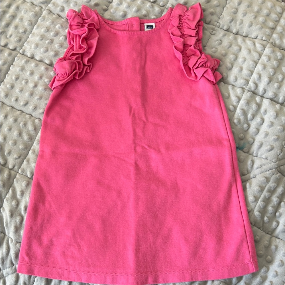 Janie and Jack Vibrant Pink Ruffle Dress